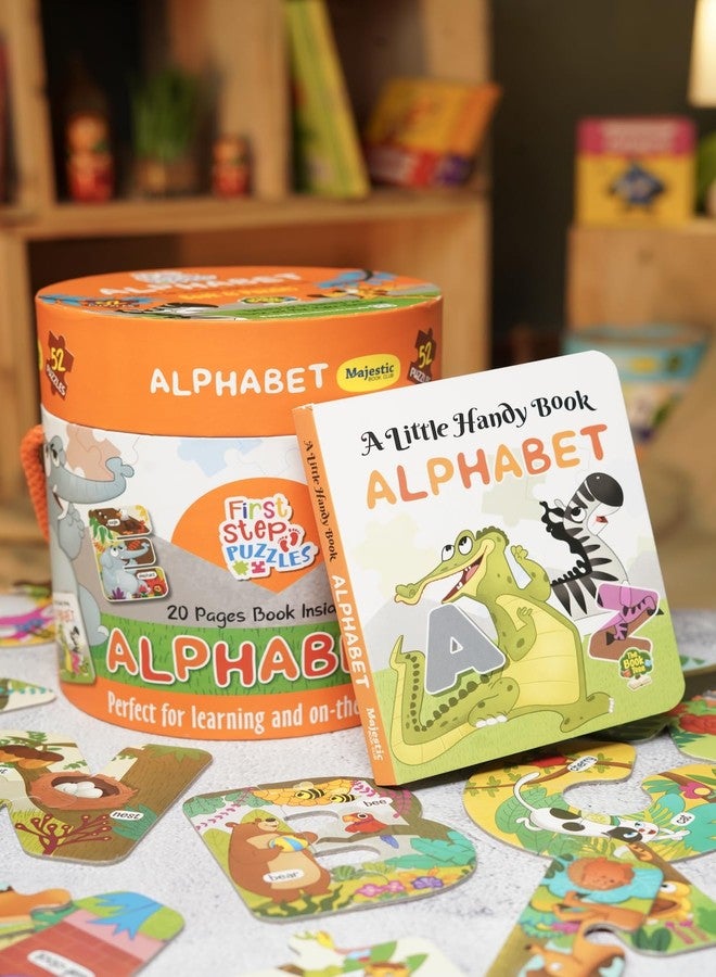 The Book Tree Alphabet Puzzle Box for Kids I Educational Toy for Kids Age 2+ I 52 Jigsaw Puzzle Pieces and 1 Story Book for Early Learning I A for Children by Majestic Book Club - Image 3